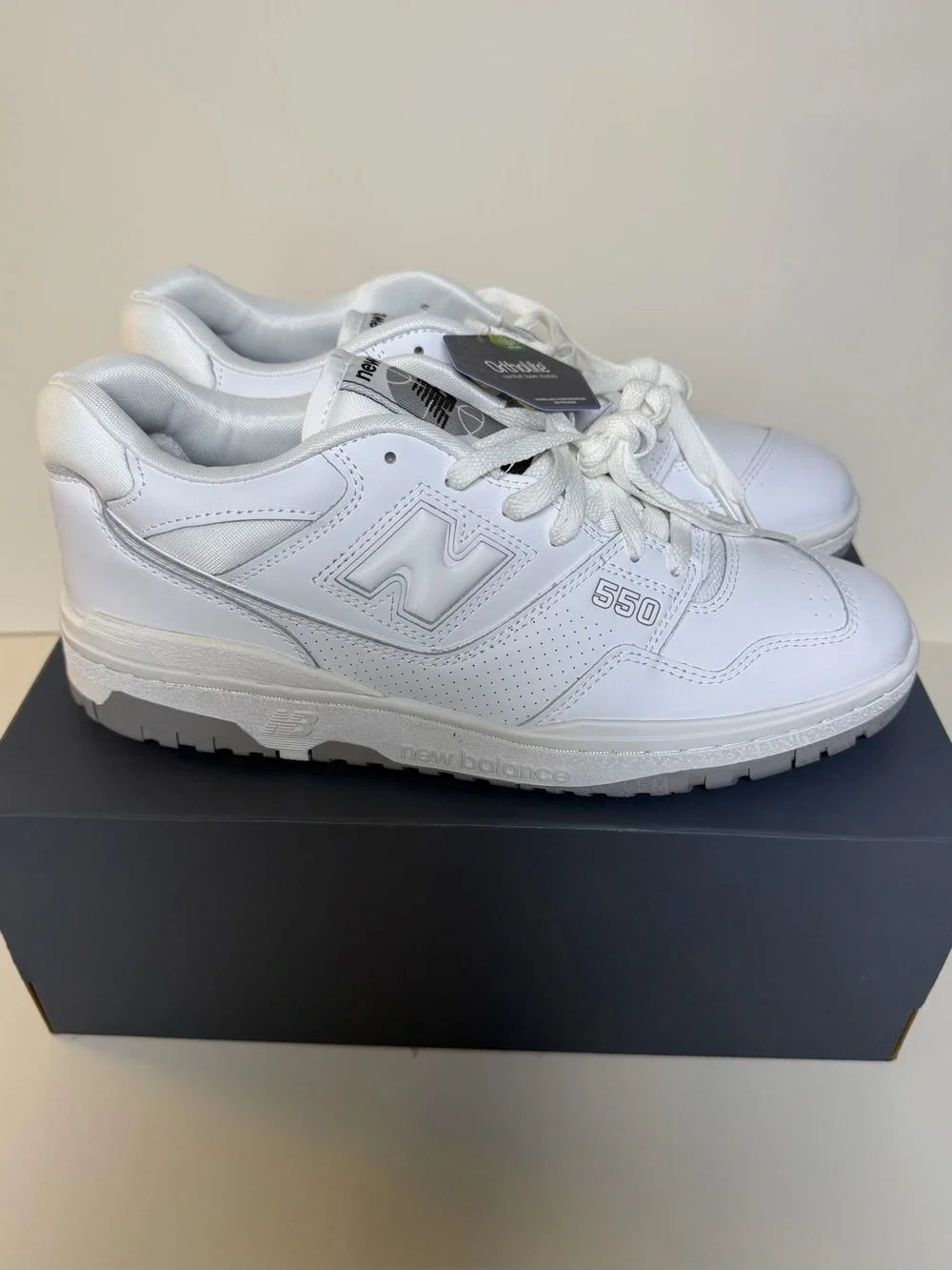 NIB New Balance 550 Men’s Size 11.5 White BB550PB1 Basketball Sneaker Shoes NWT